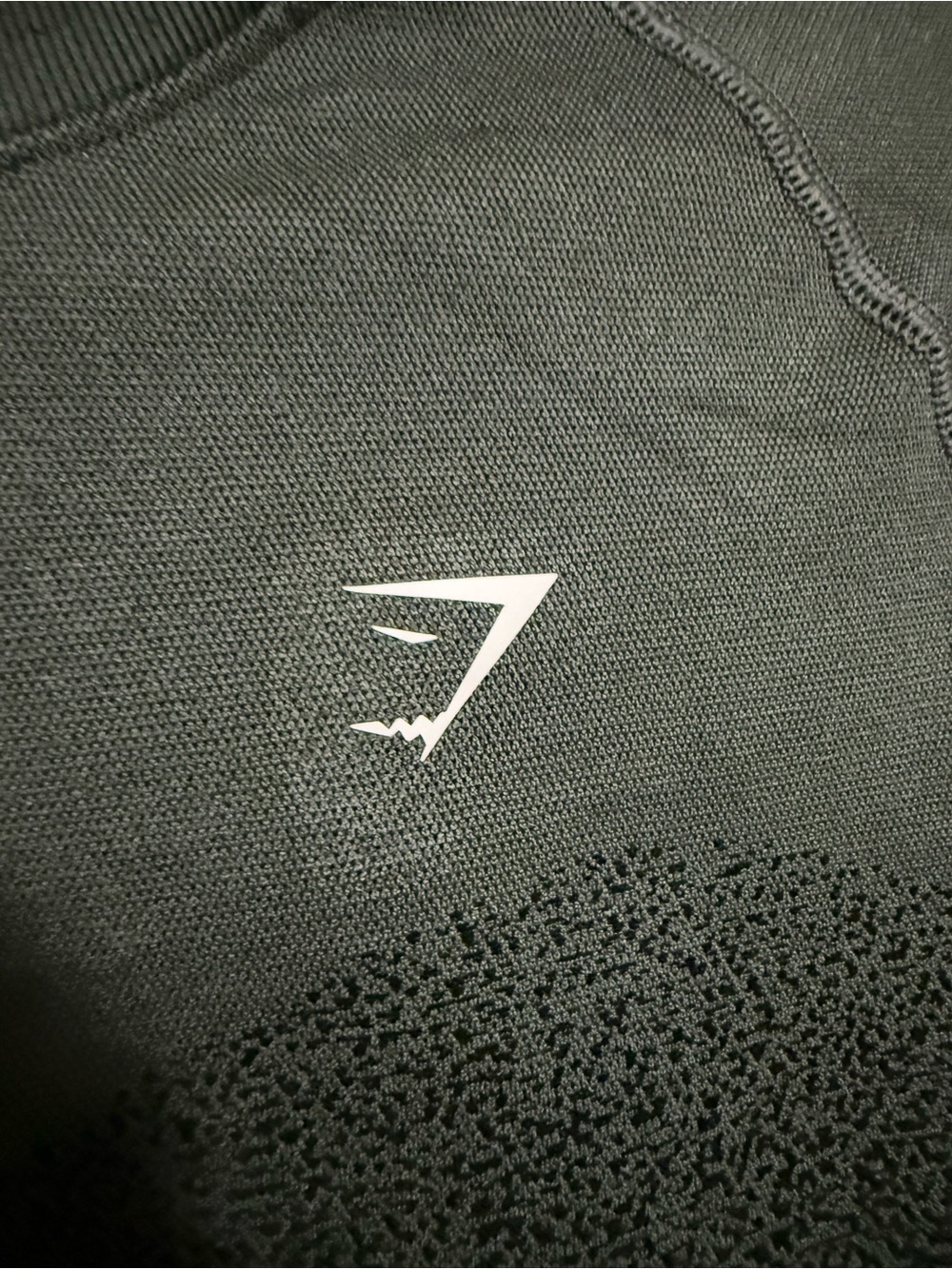 Gymshark Gradient Seamless Long Sleeve Crop Top - Charcoal - Picture 5 of 6